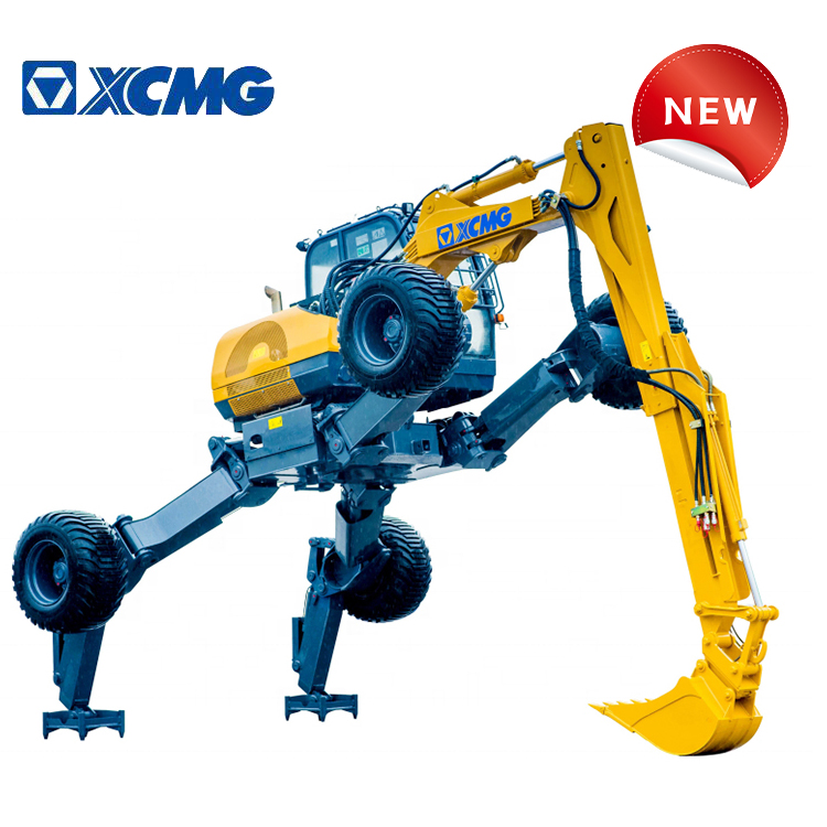 XCMG Official 10 Ton Small Wheel Excavator ET110 China Brand New Walking Excavator